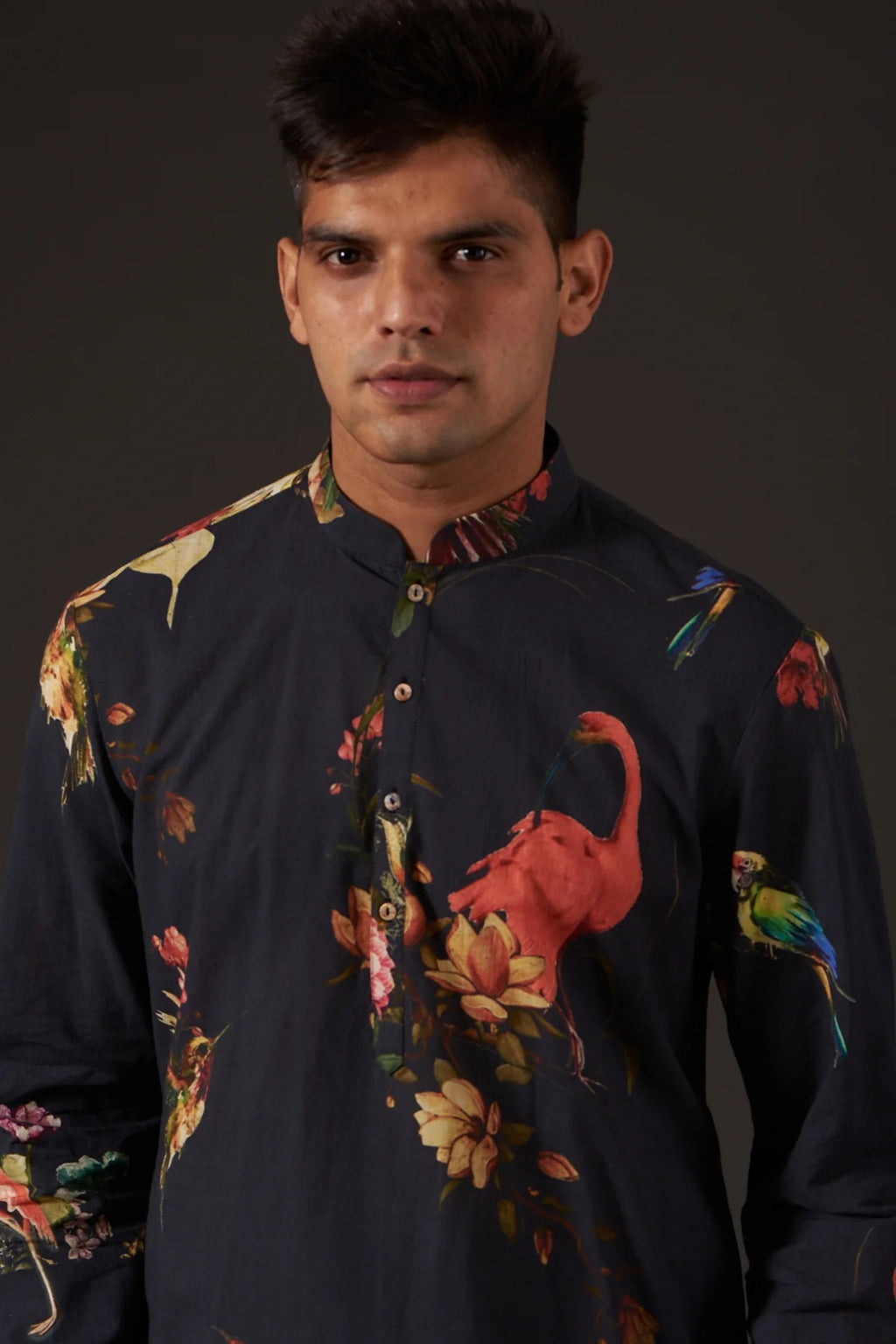 Kurta Churidar Black