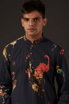 Kurta Churidar Black