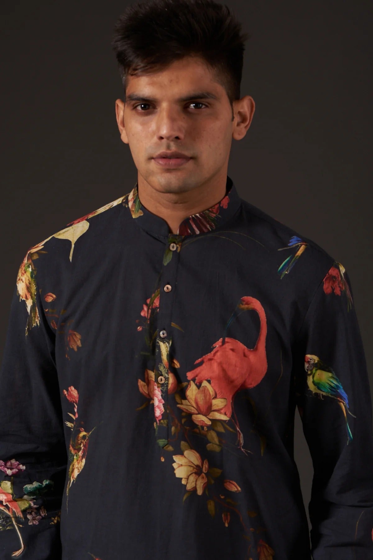 Kurta Churidar Black