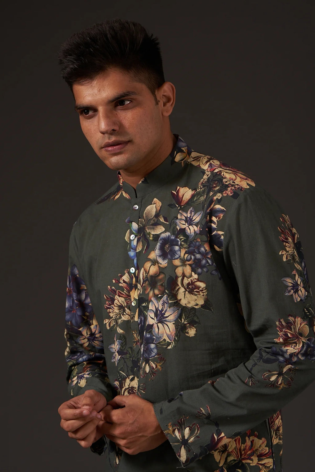 Kurta Churidar Grey