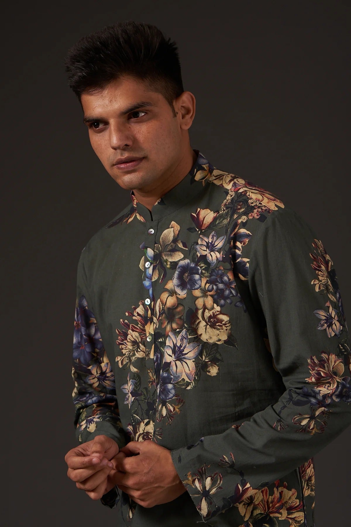 Kurta Churidar Grey