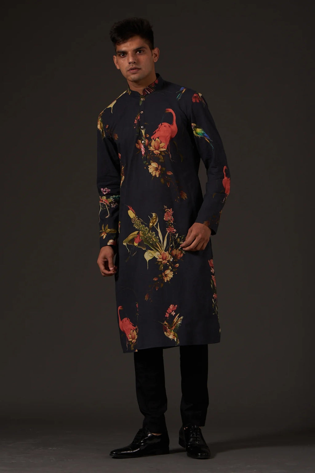 Kurta Churidar Black