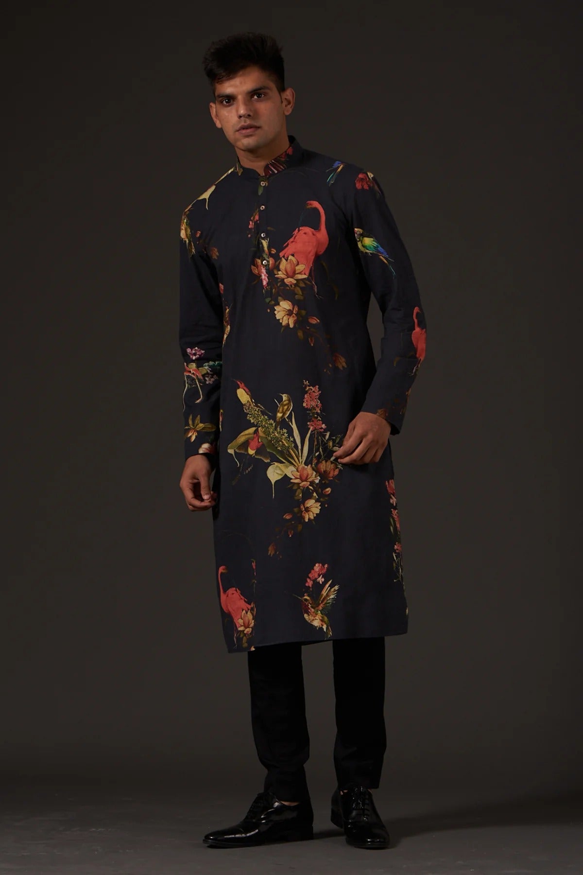 Kurta Churidar Black