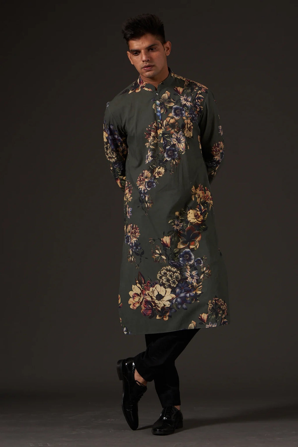 Kurta Churidar Grey
