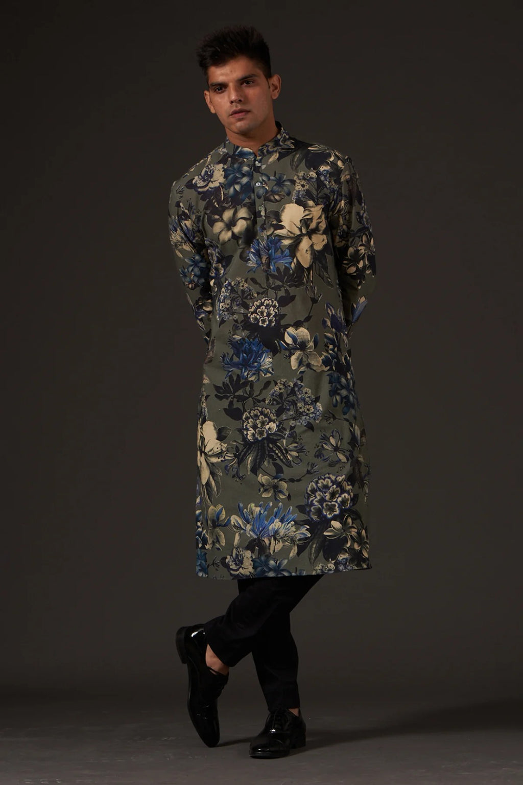 Kurta Churidar Grey