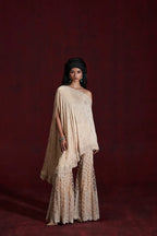 Beige Sharara Set