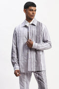 Jacket White Grey