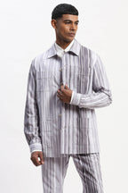 Jacket White Grey