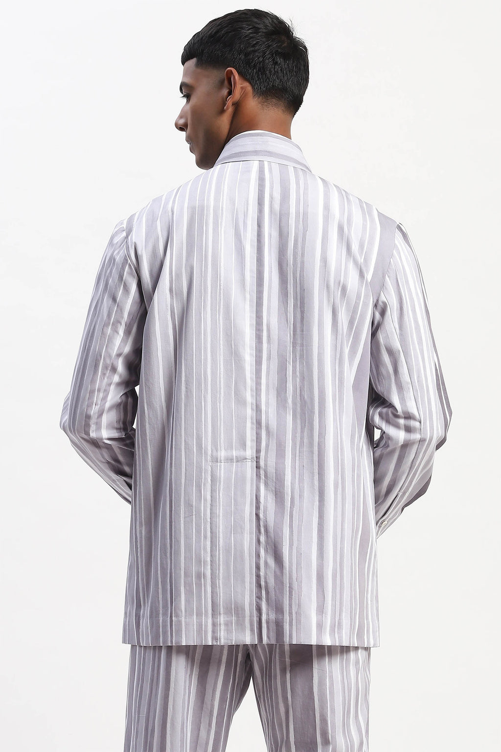 Jacket White Grey