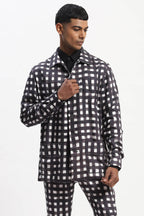 Jacket Black White