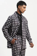 Jacket Black White