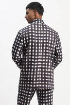 Jacket Black White
