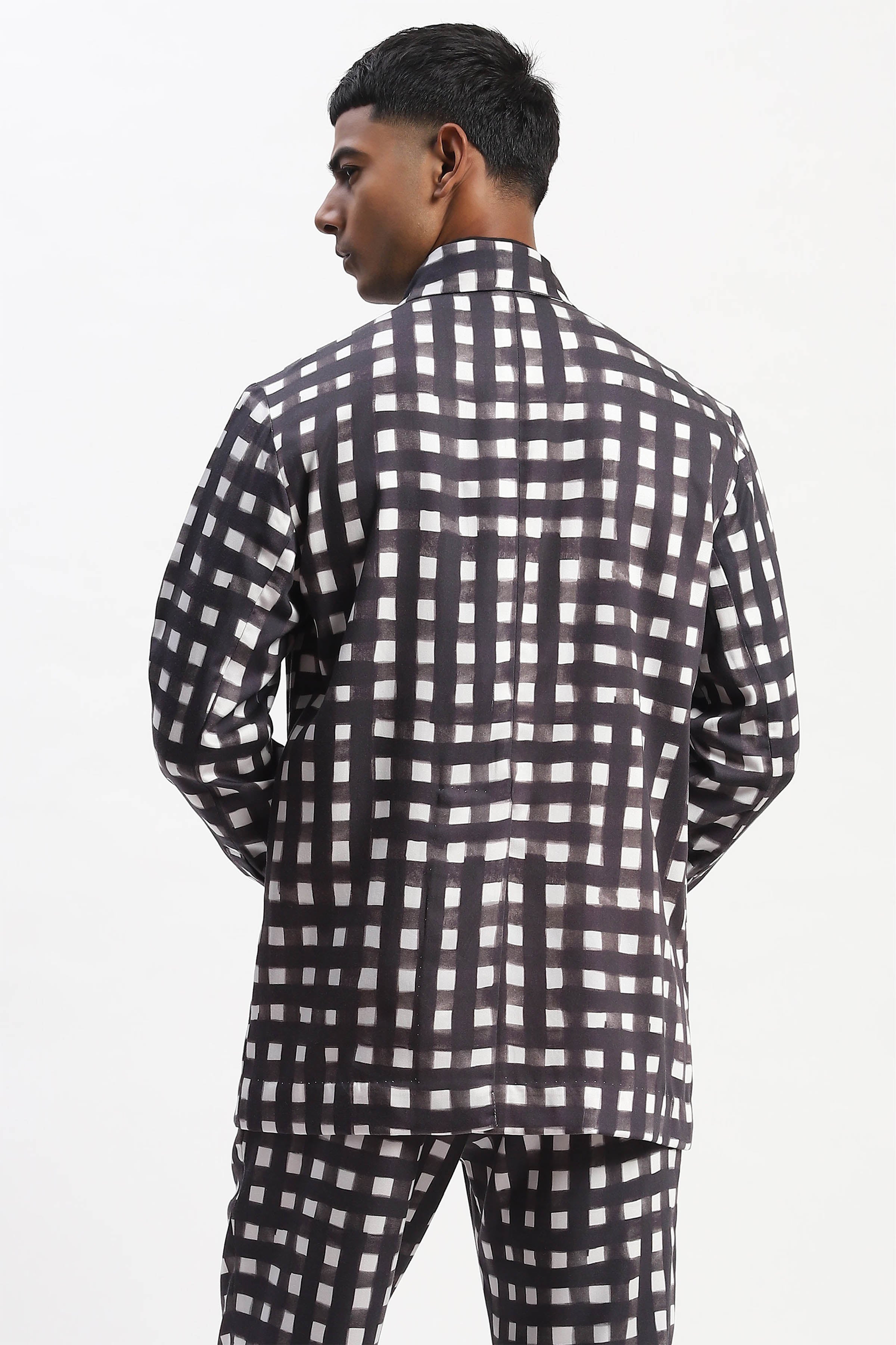 Jacket Black White
