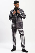 Jacket Black White
