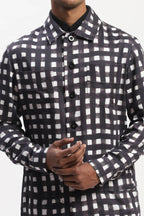 Jacket Black White