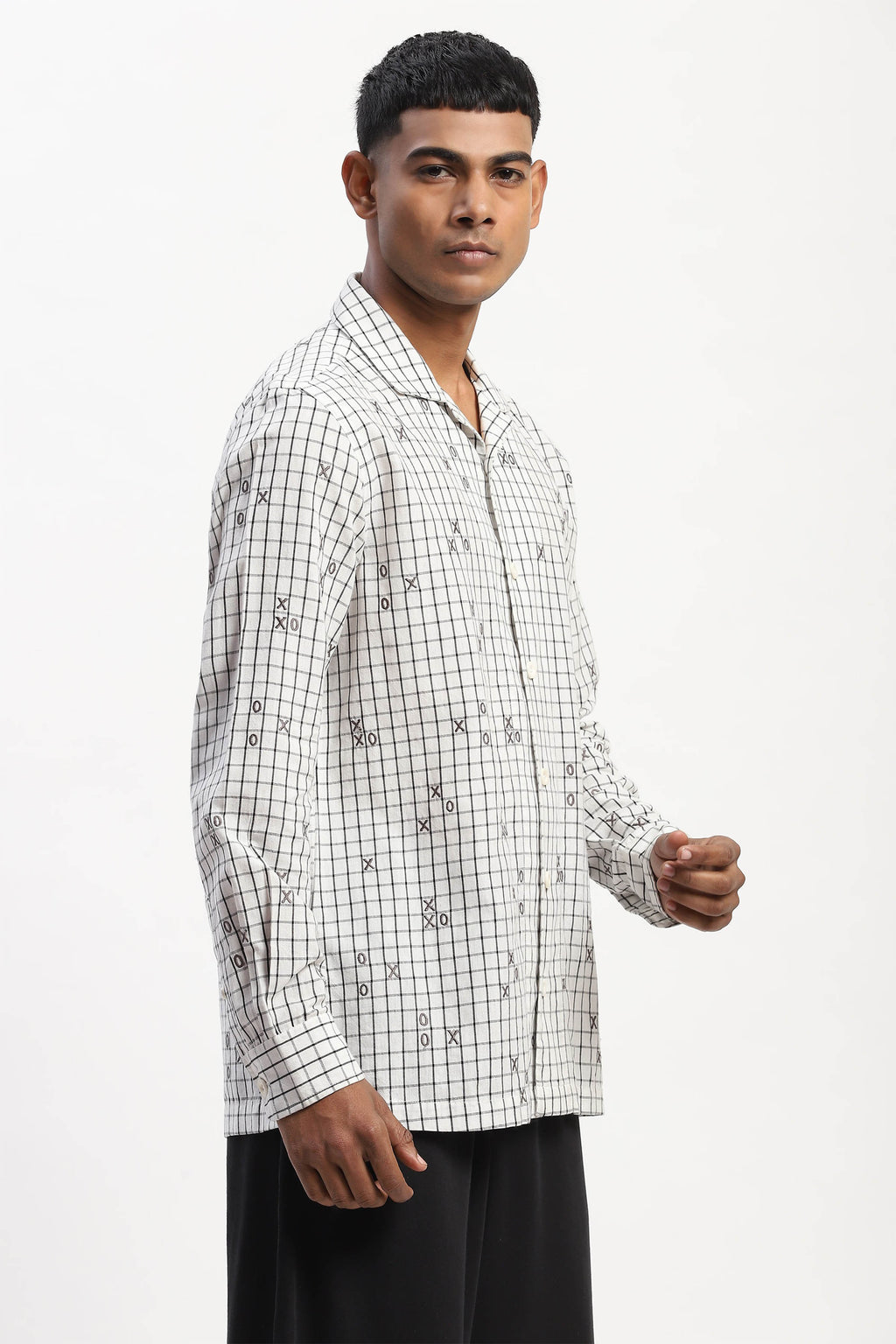 Shirt Black White