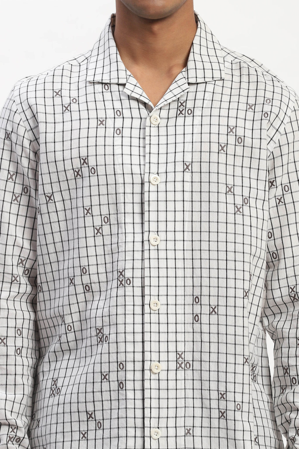 Shirt Black White