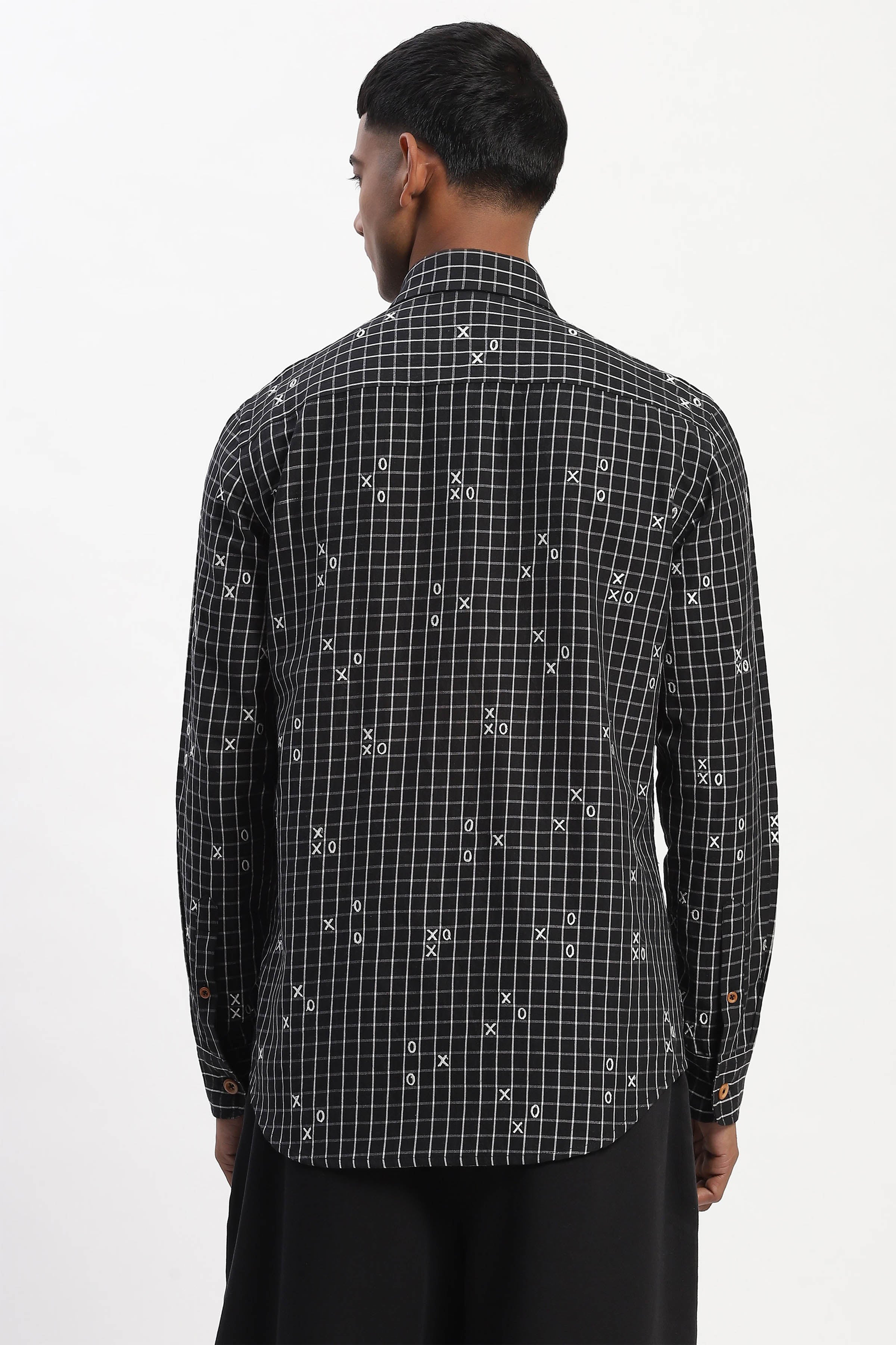 Shirt Black White