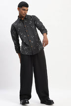 Shirt Black White