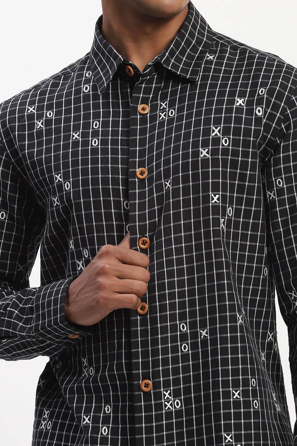 Shirt Black White