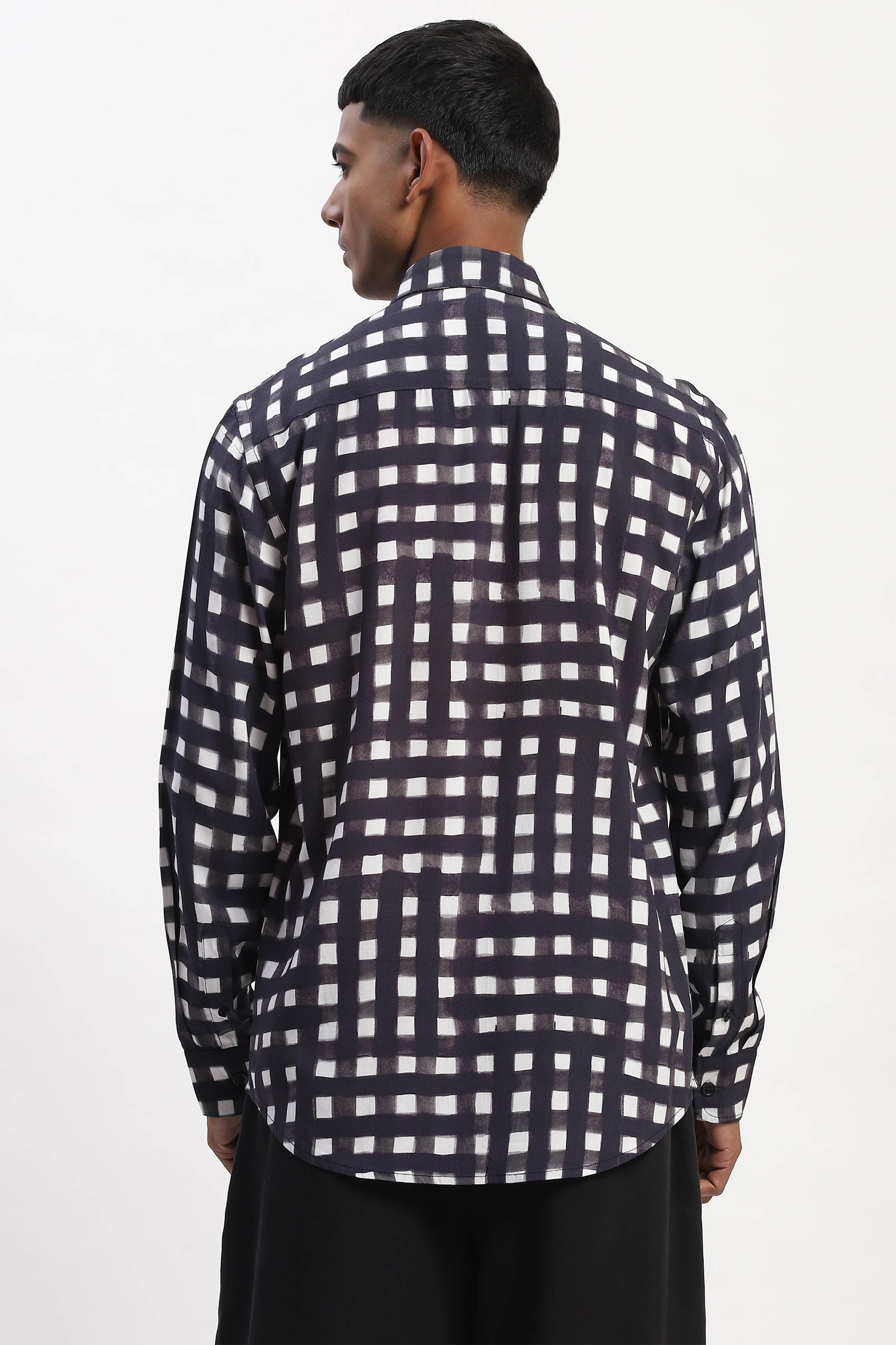 Shirt Black White