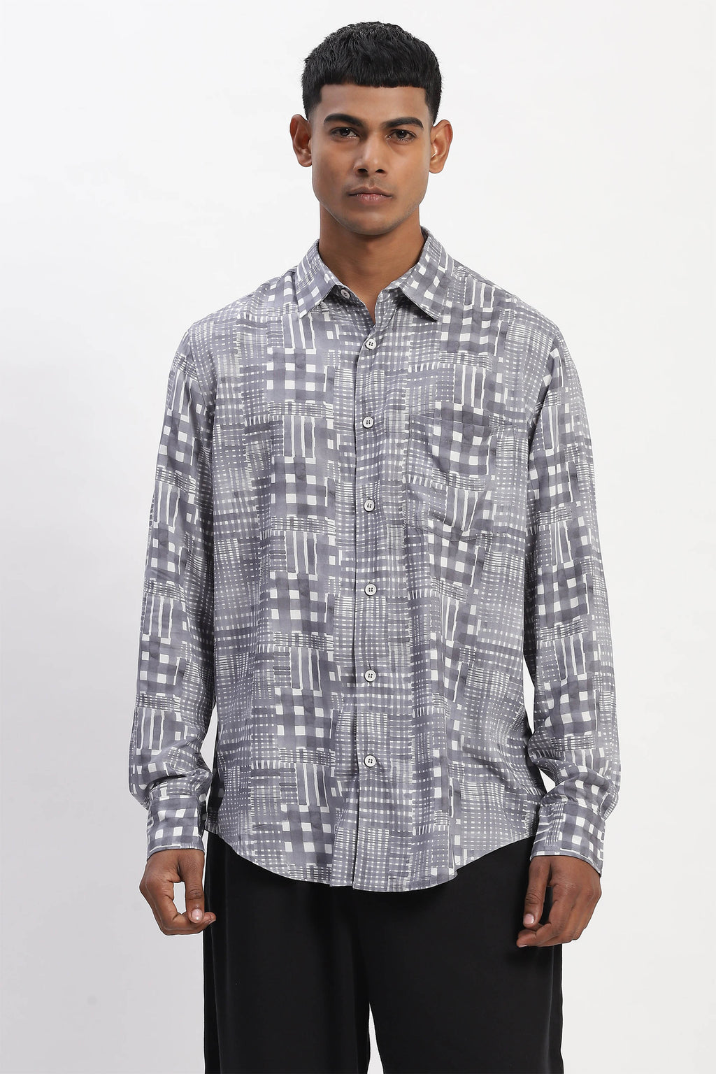 Shirt Black White