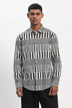Shirt Black White