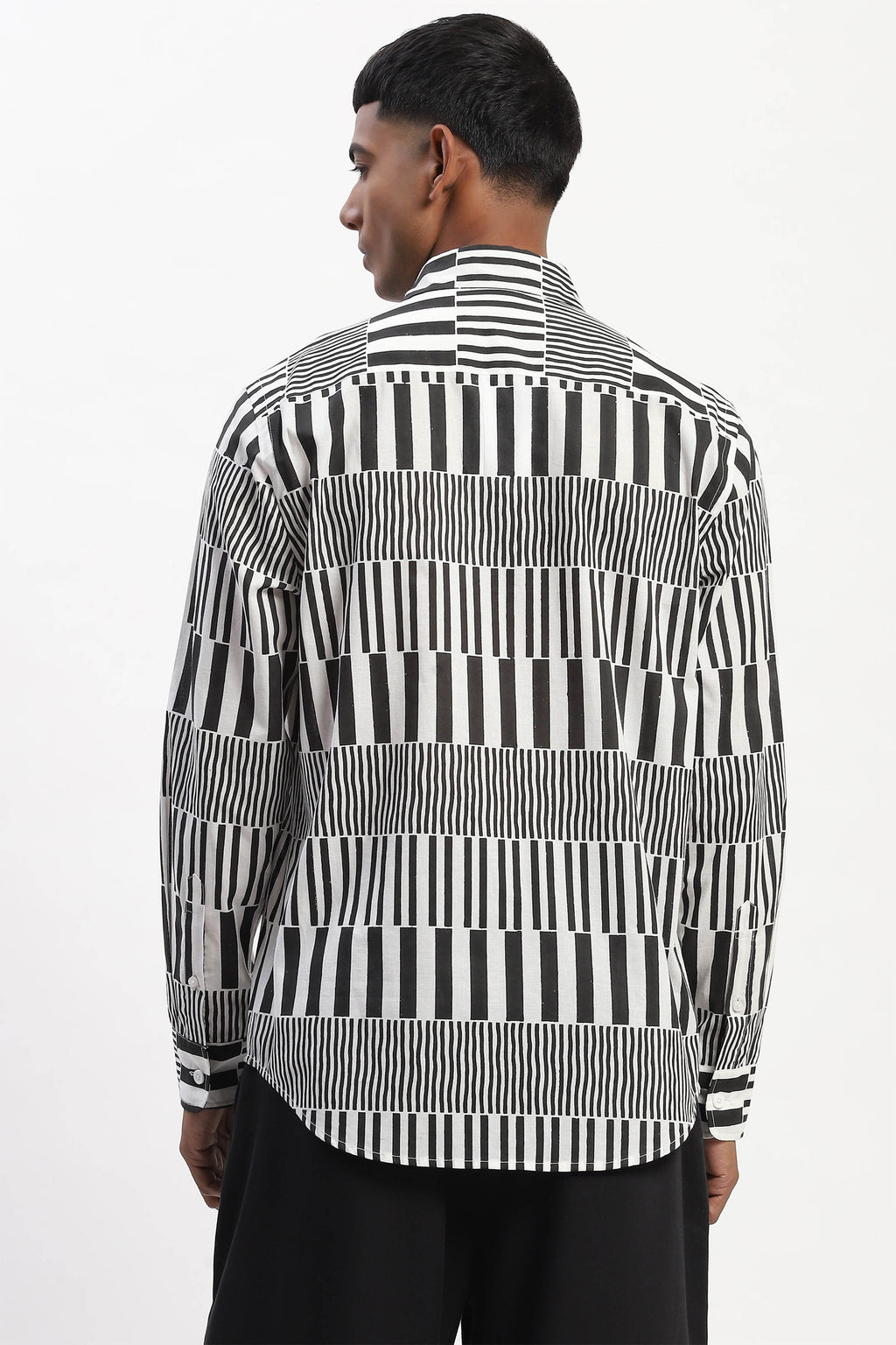 Shirt Black White