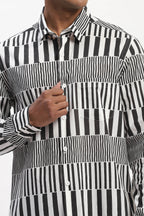 Shirt Black White
