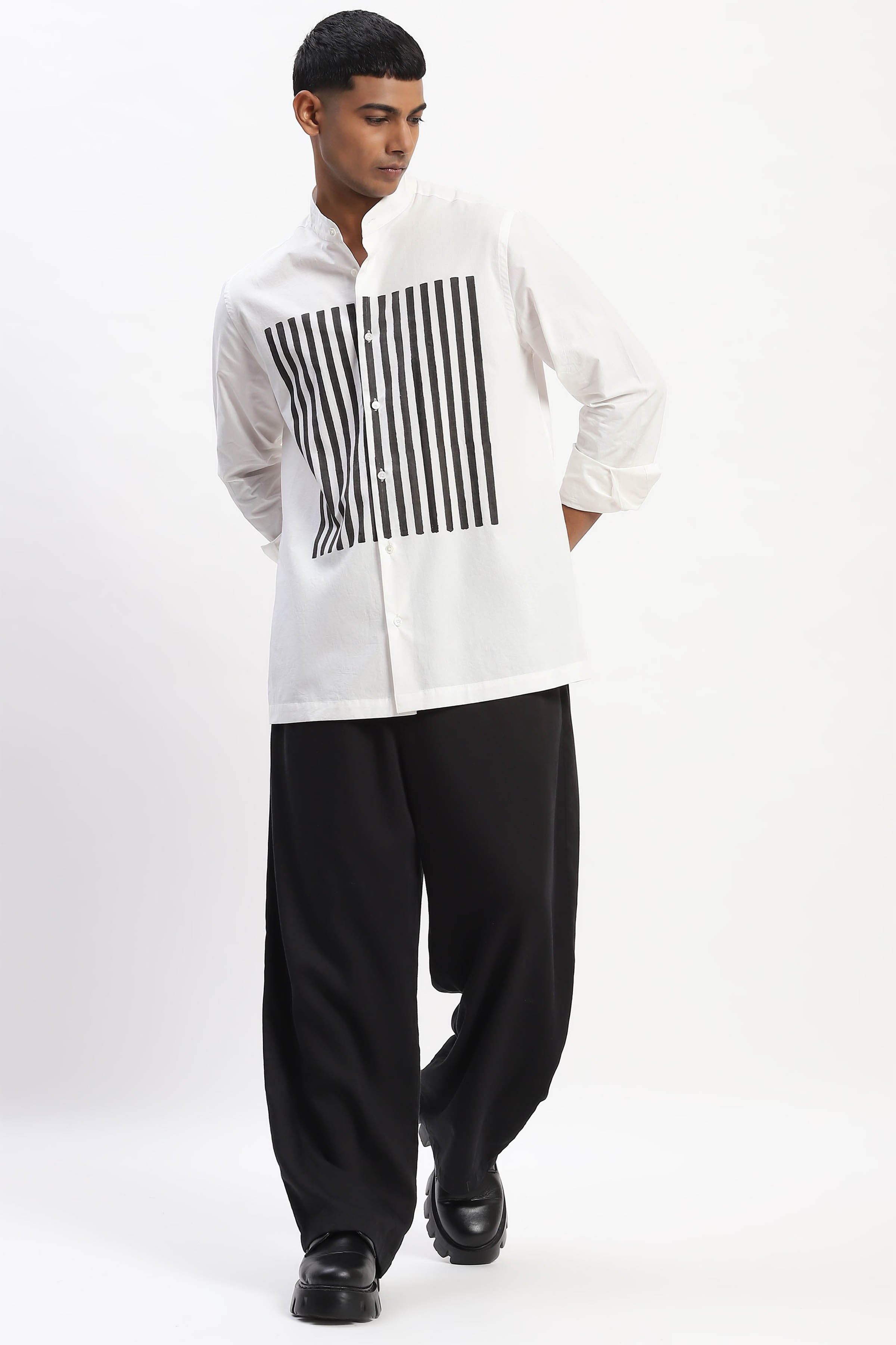 Shirt Black WHite