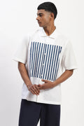 Shirt White Blue