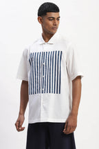 Shirt White Blue