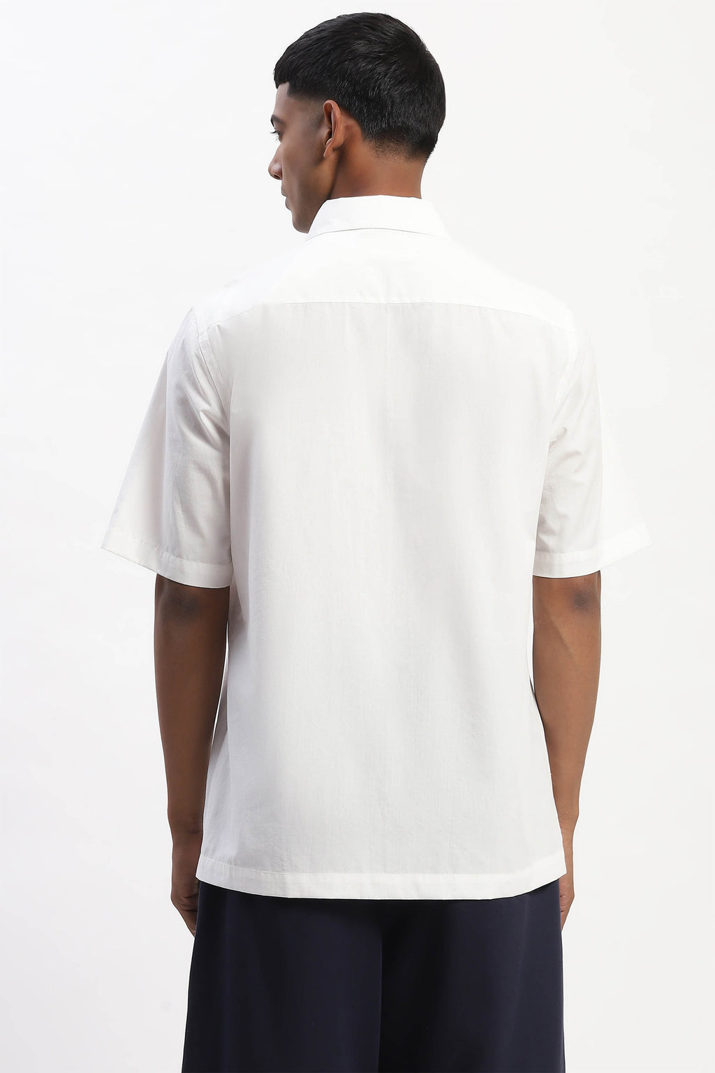 Shirt White Blue