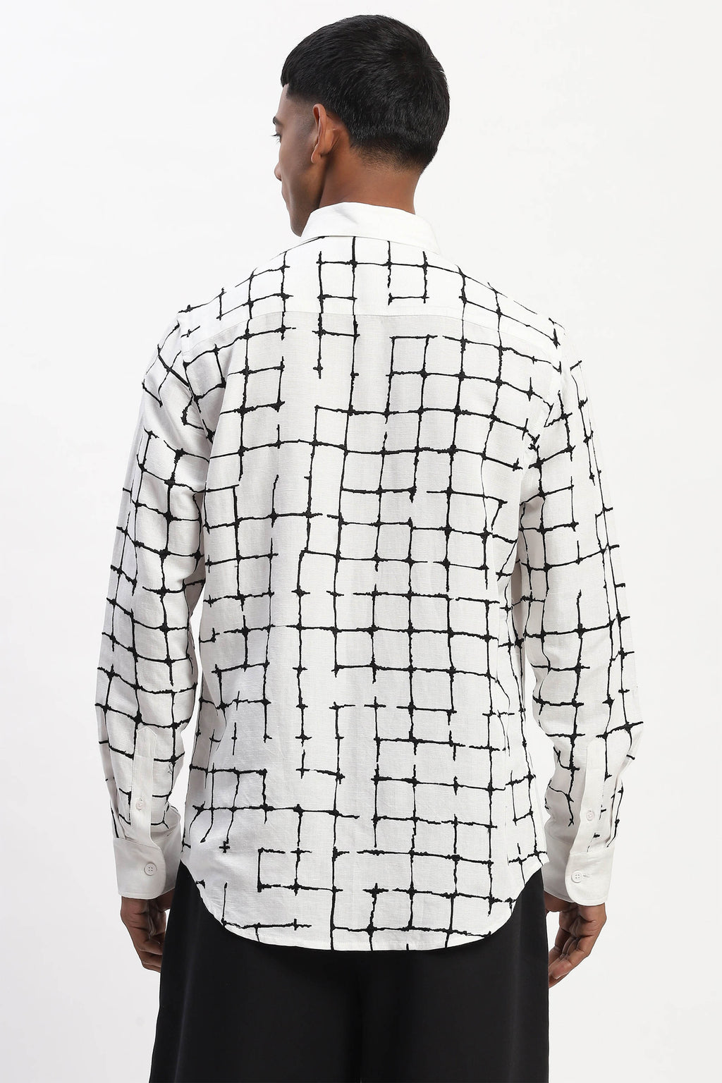 Shirt Black White