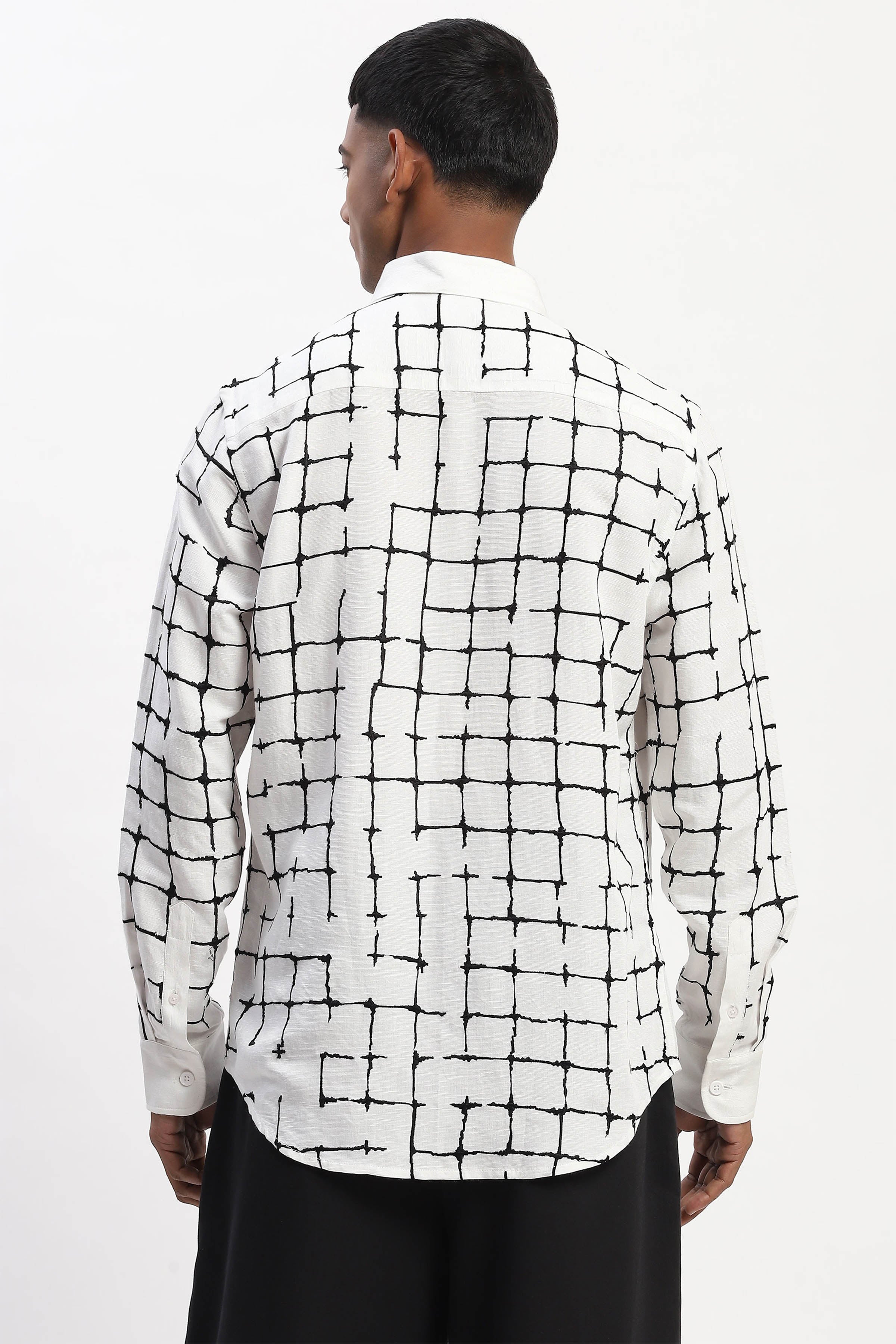 Shirt Black White