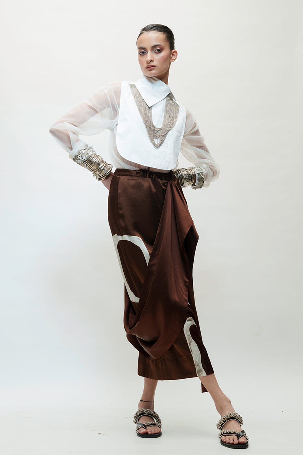 SKIRT BROWN