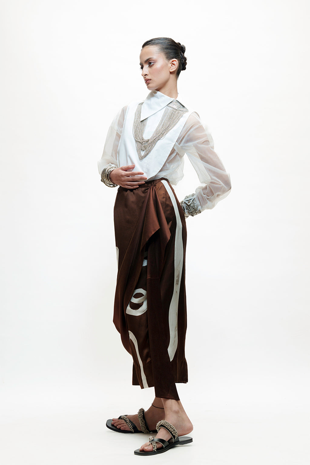 SKIRT BROWN