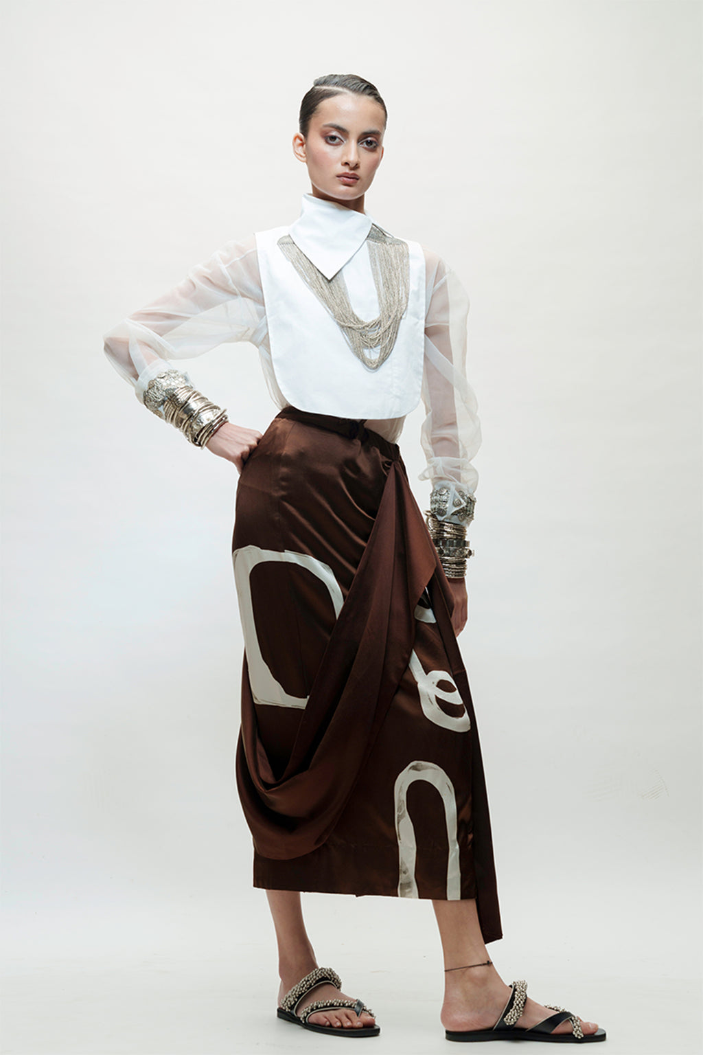 SKIRT BROWN