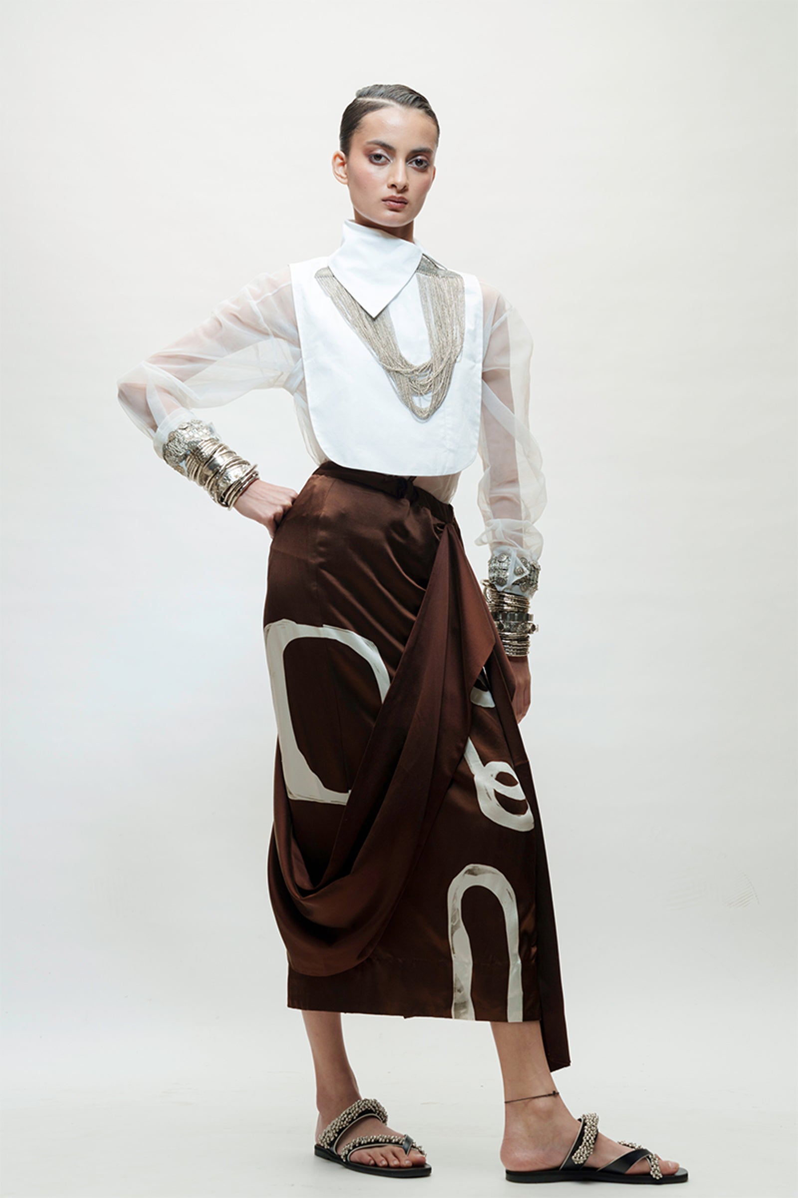 SKIRT BROWN