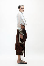 SKIRT BROWN
