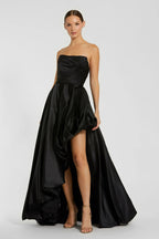 GOWN RED EMERALD BLACK