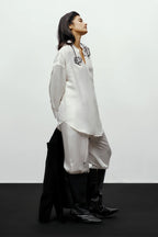 SHIRT BLACK WITH WHITE