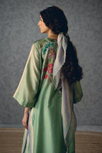 Kurta Pant Scarf Sky Blue