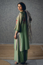 Kurta Pant Scarf Sky Blue