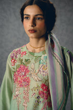 Kurta Pant Scarf Sky Blue