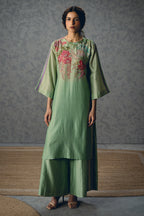 Kurta Pant Scarf Sky Blue