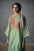 Kurta Pant Scarf Sky Blue