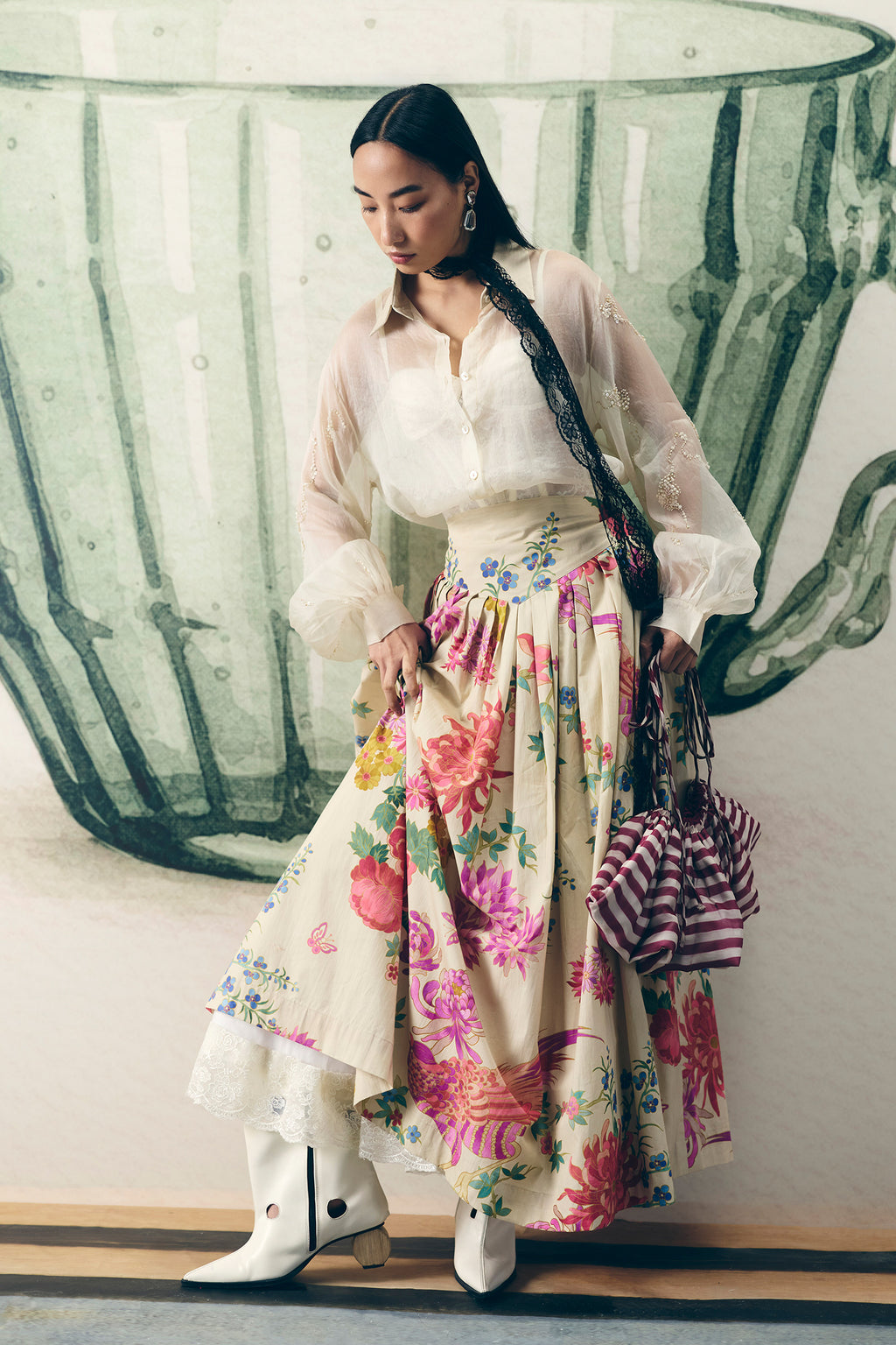 Skirt Slip Shirt Off White Off