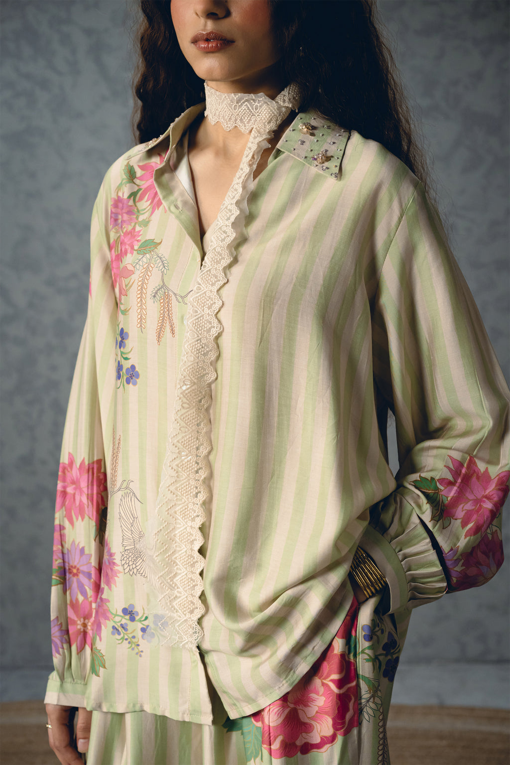 Pant Shirt Pista Green