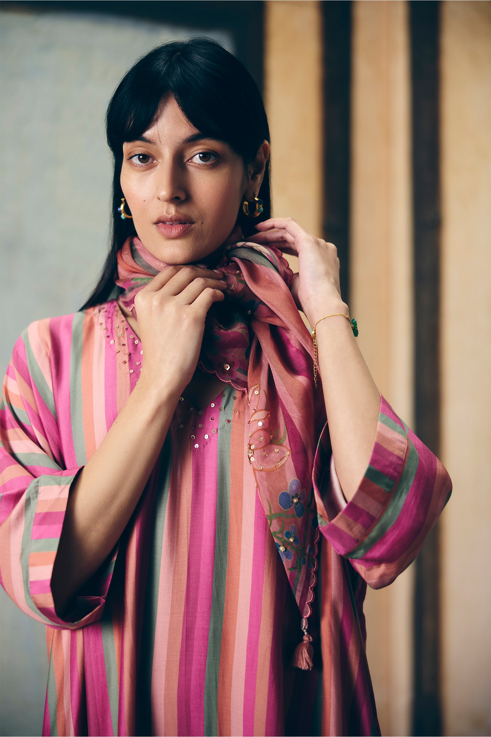 Kurta Pant Scarf